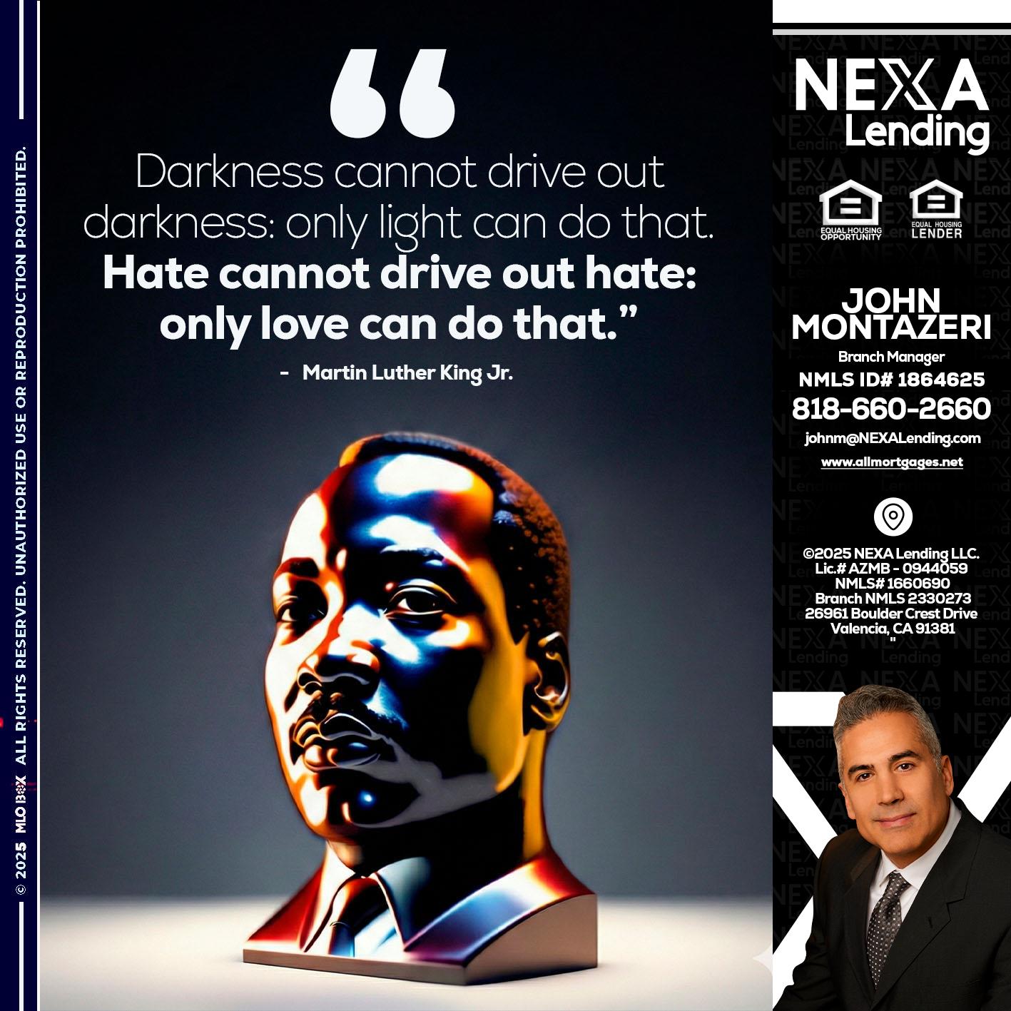 MLK 2026 - John Montazeri -Branch Manager - Property Lending Specialist