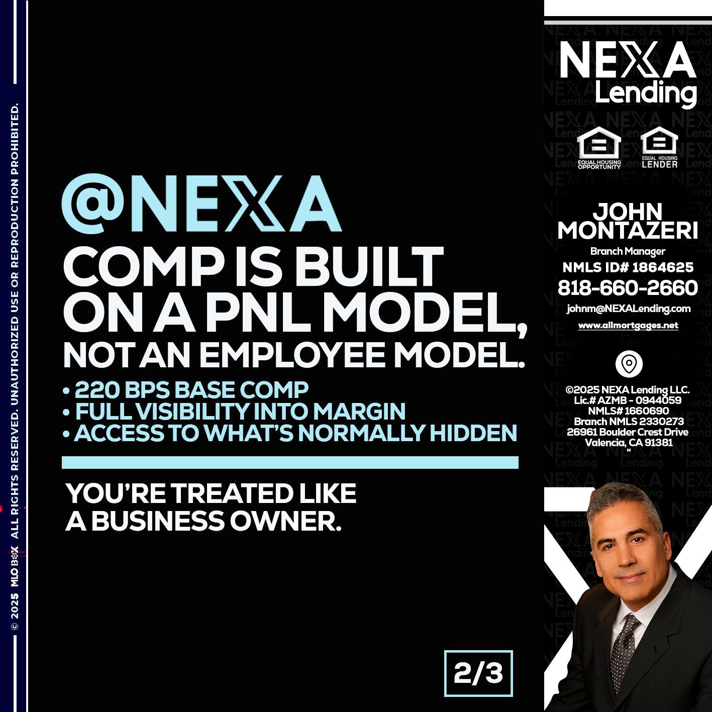 2 OF 3 - John Montazeri -Branch Manager - Property Lending Specialist