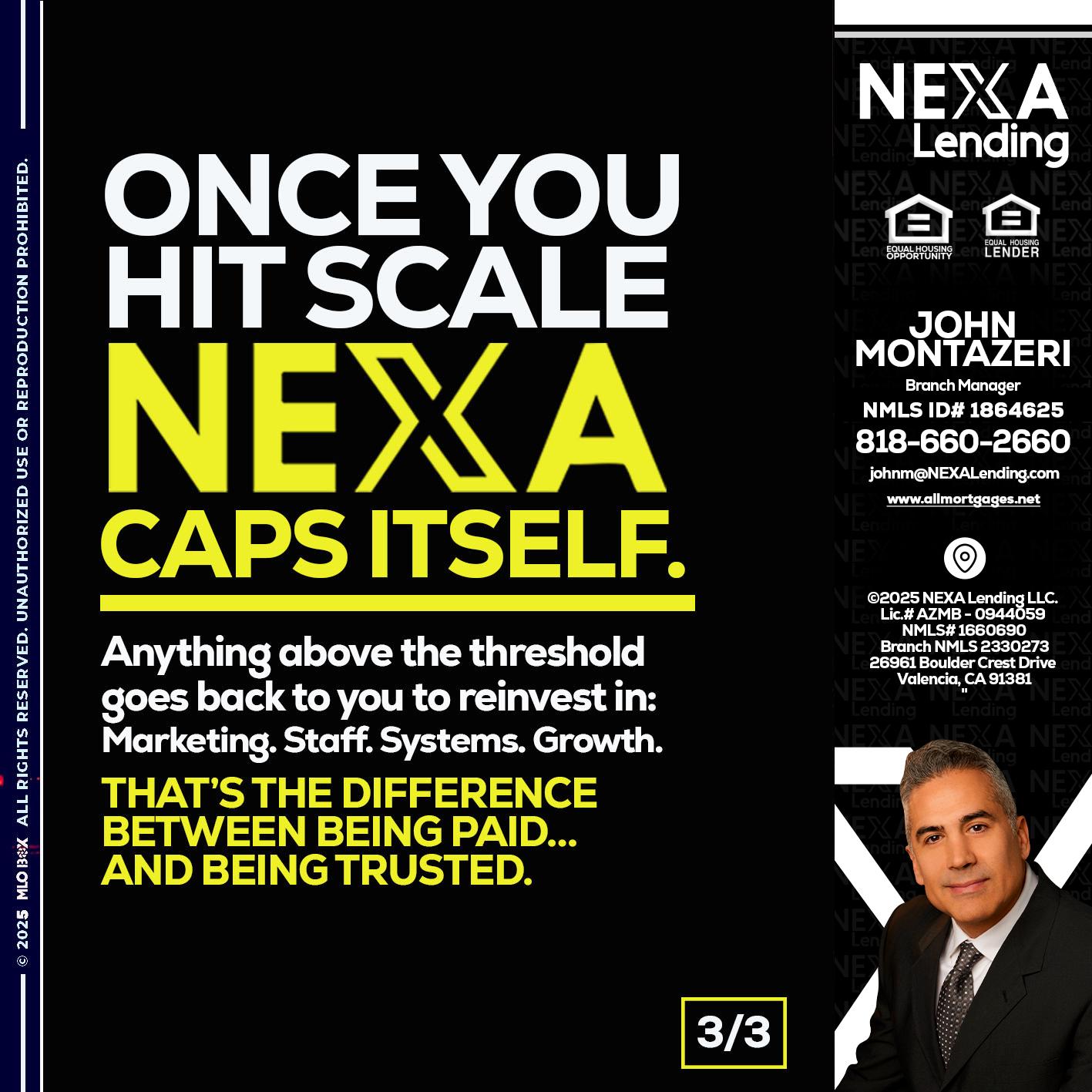 3 OF 3 - John Montazeri -Branch Manager - Property Lending Specialist