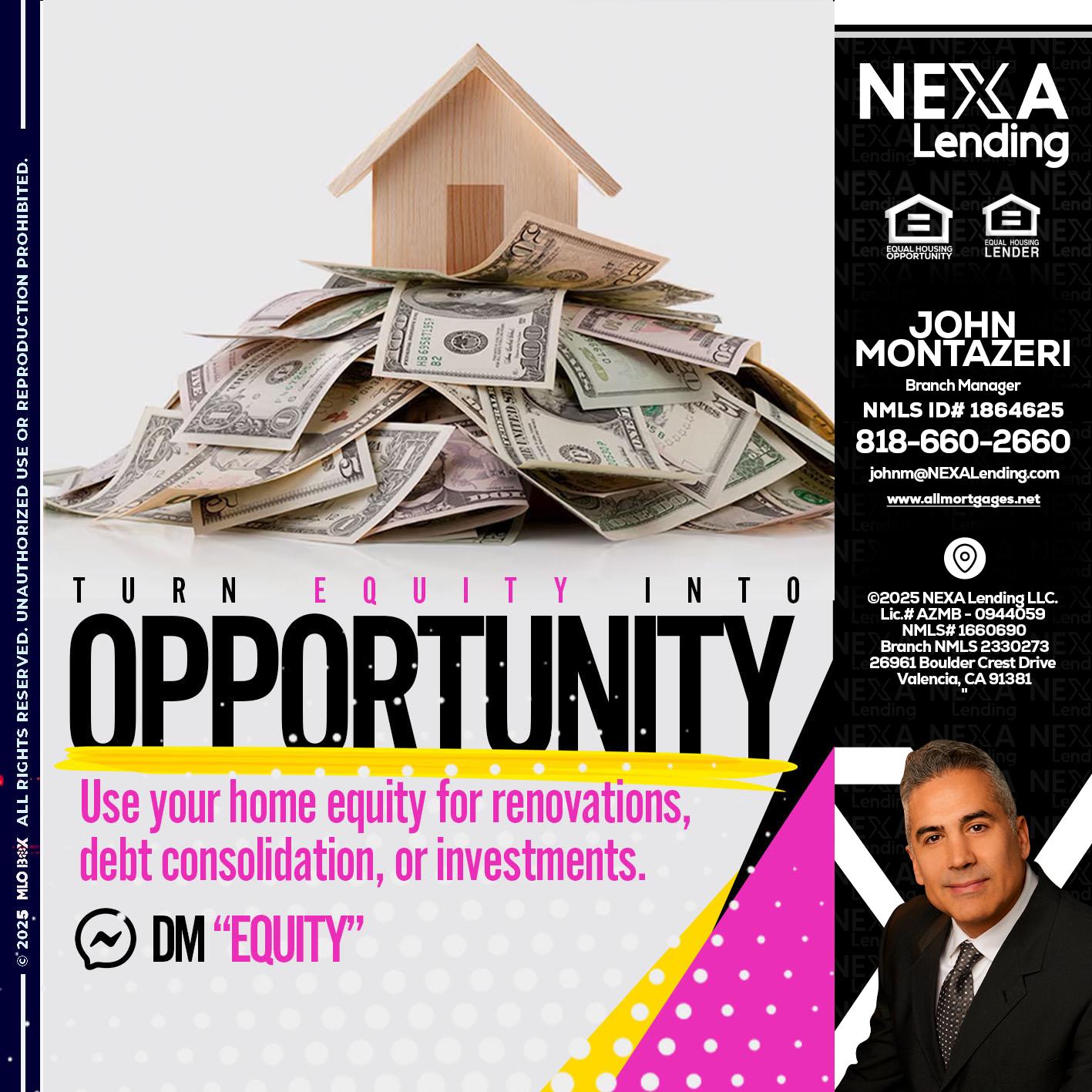 opportunity - John Montazeri -Branch Manager - Property Lending Specialist