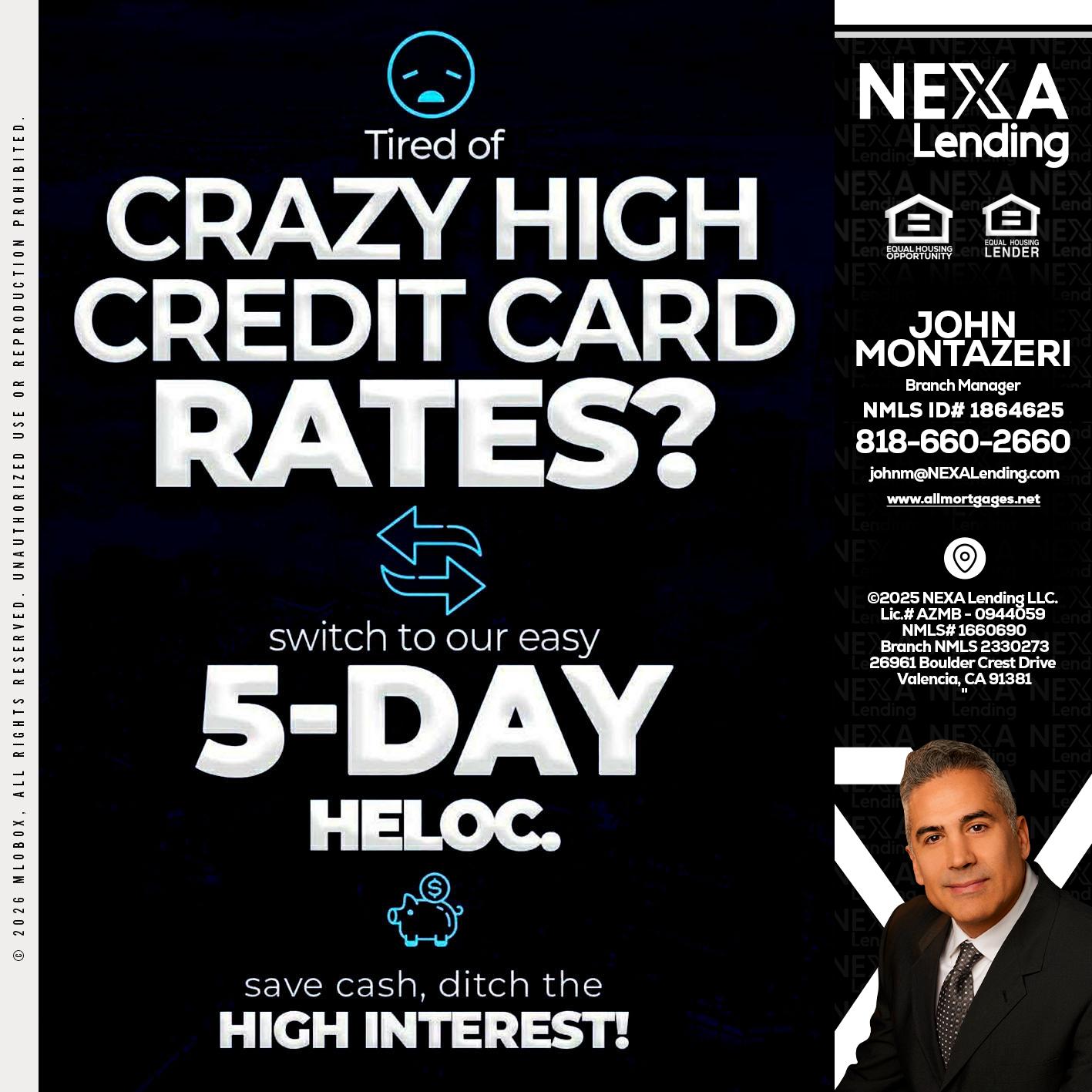 CRAZY HIGH - John Montazeri -Branch Manager - Property Lending Specialist