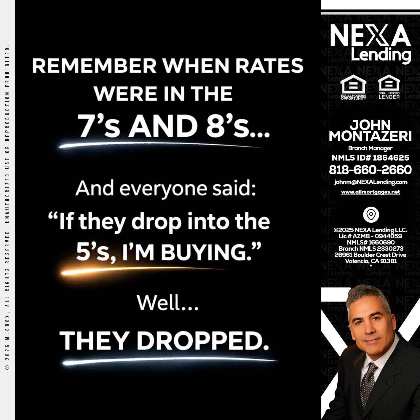 REMEMBER WHEN - John Montazeri -Branch Manager - Property Lending Specialist