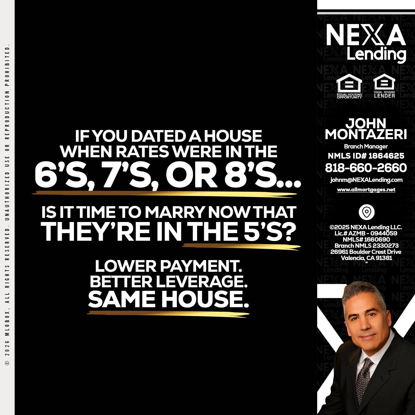 if you dated a house - John Montazeri -Branch Manager - Property Lending Specialist