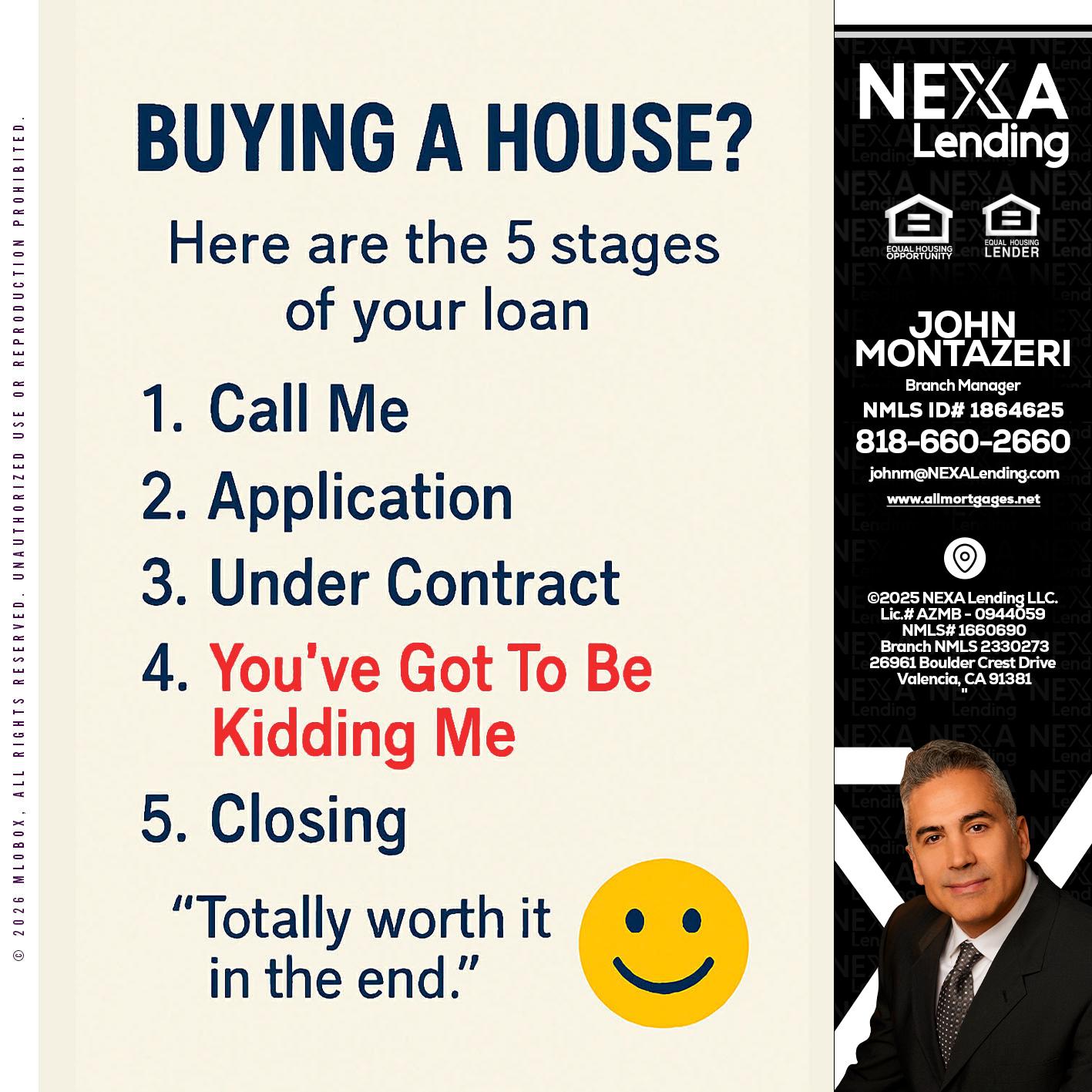 BUYING A HOUSE - John Montazeri -Branch Manager - Property Lending Specialist