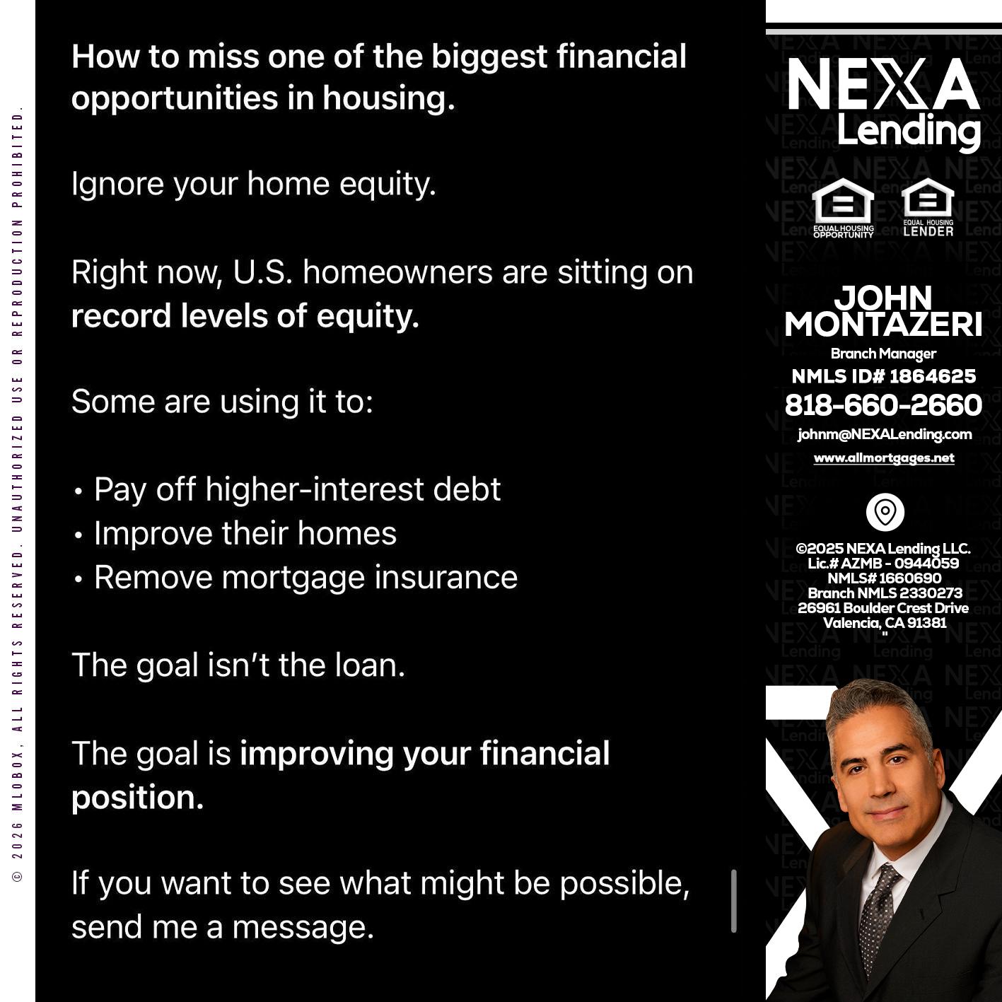 how to miss - John Montazeri -Branch Manager - Property Lending Specialist