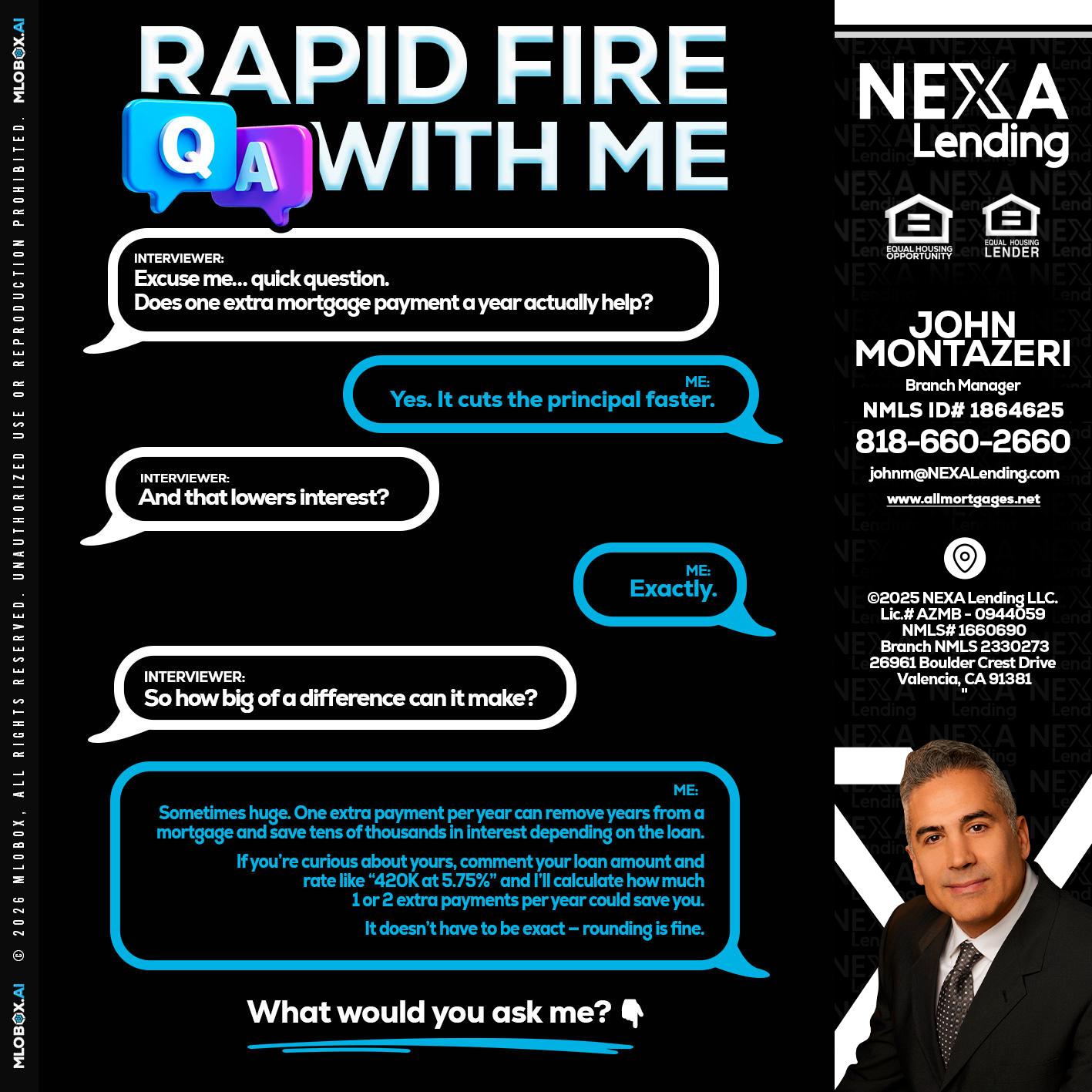 RAPID Q&A - John Montazeri -Branch Manager - Property Lending Specialist