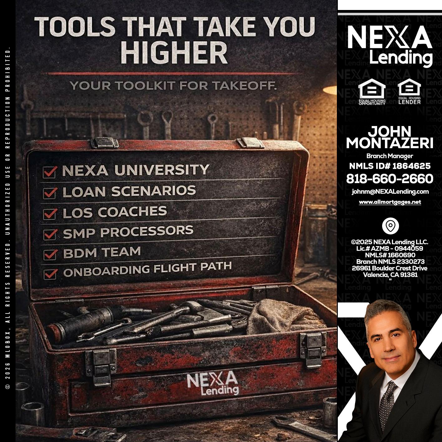 TOOLS THAT - John Montazeri -Branch Manager - Property Lending Specialist