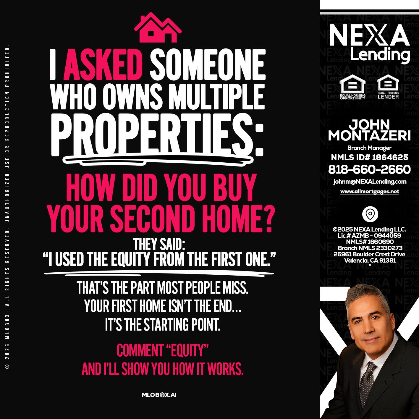 I ASKED SOMEONE - John Montazeri -Branch Manager - Property Lending Specialist