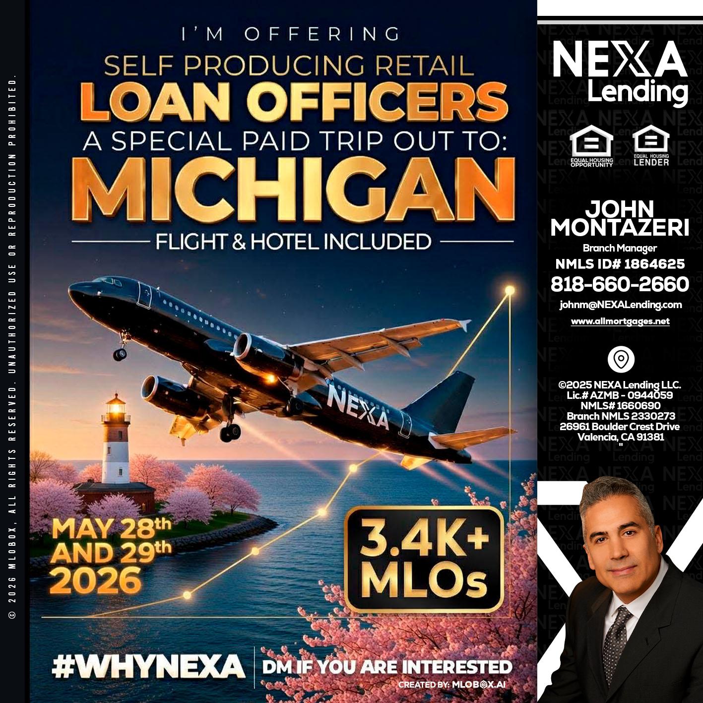 MICHIGAN TRIP - John Montazeri -Branch Manager - Property Lending Specialist