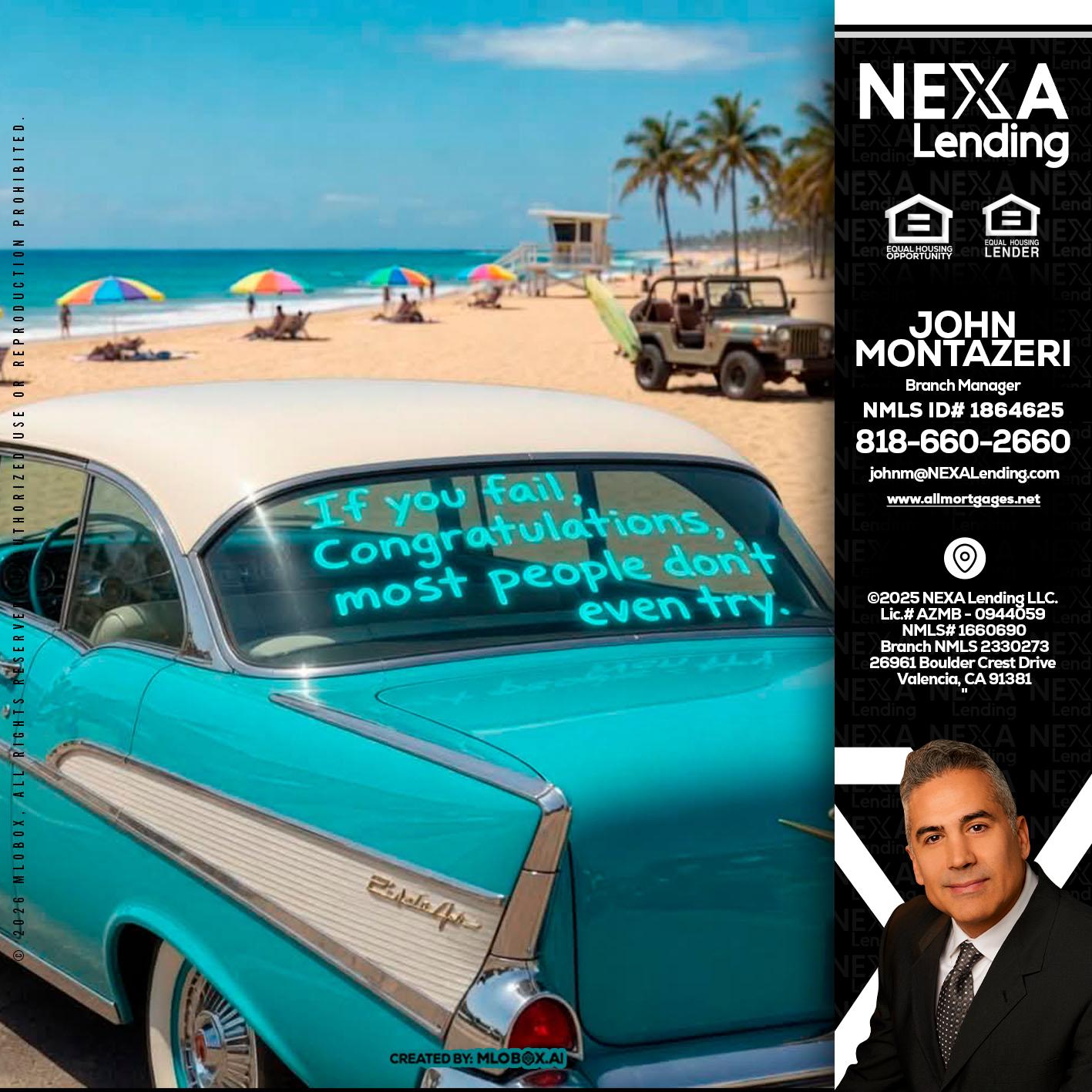 if you - John Montazeri -Branch Manager - Property Lending Specialist