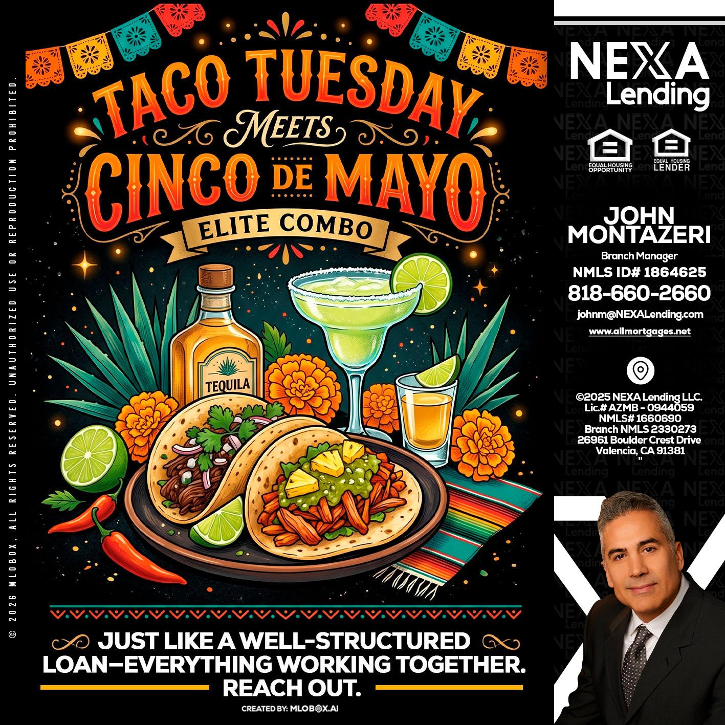 TACO TUESDAY - John Montazeri -Branch Manager - Property Lending Specialist