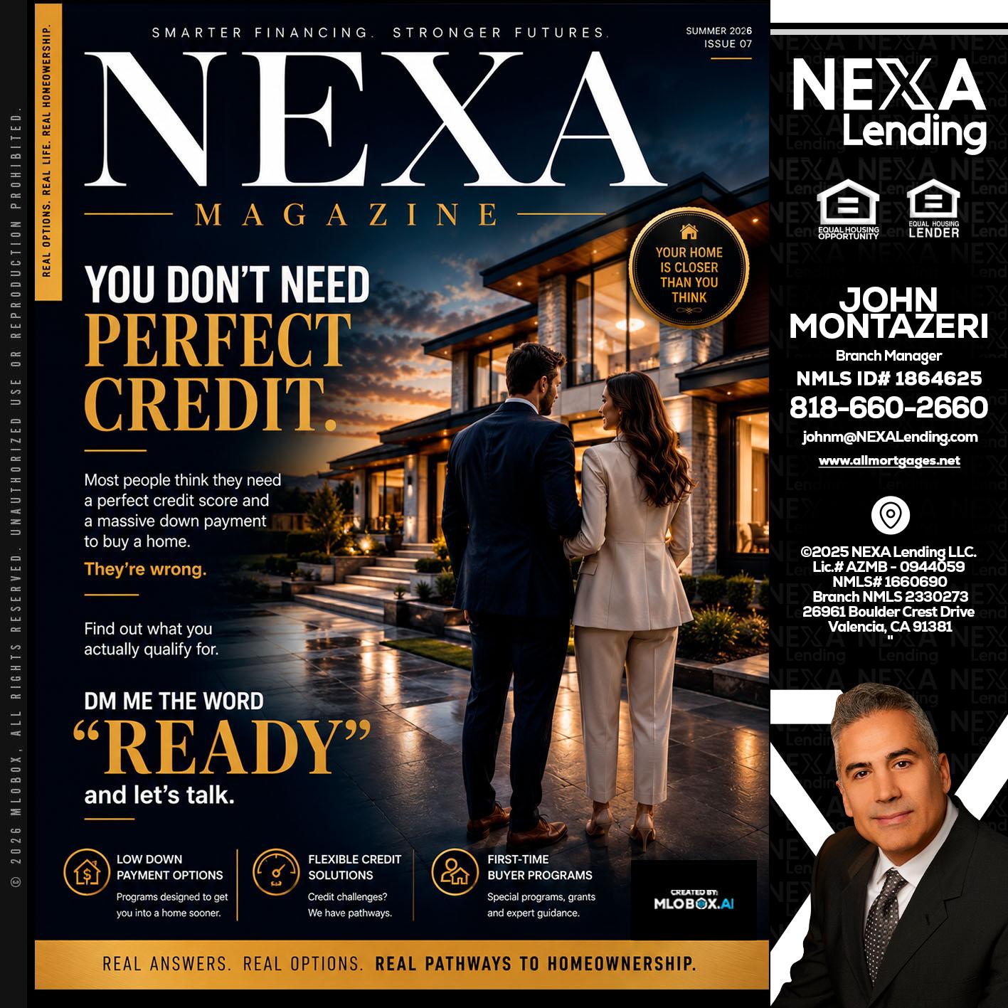 NEXA MAGAZINE - John Montazeri -Branch Manager - Property Lending Specialist