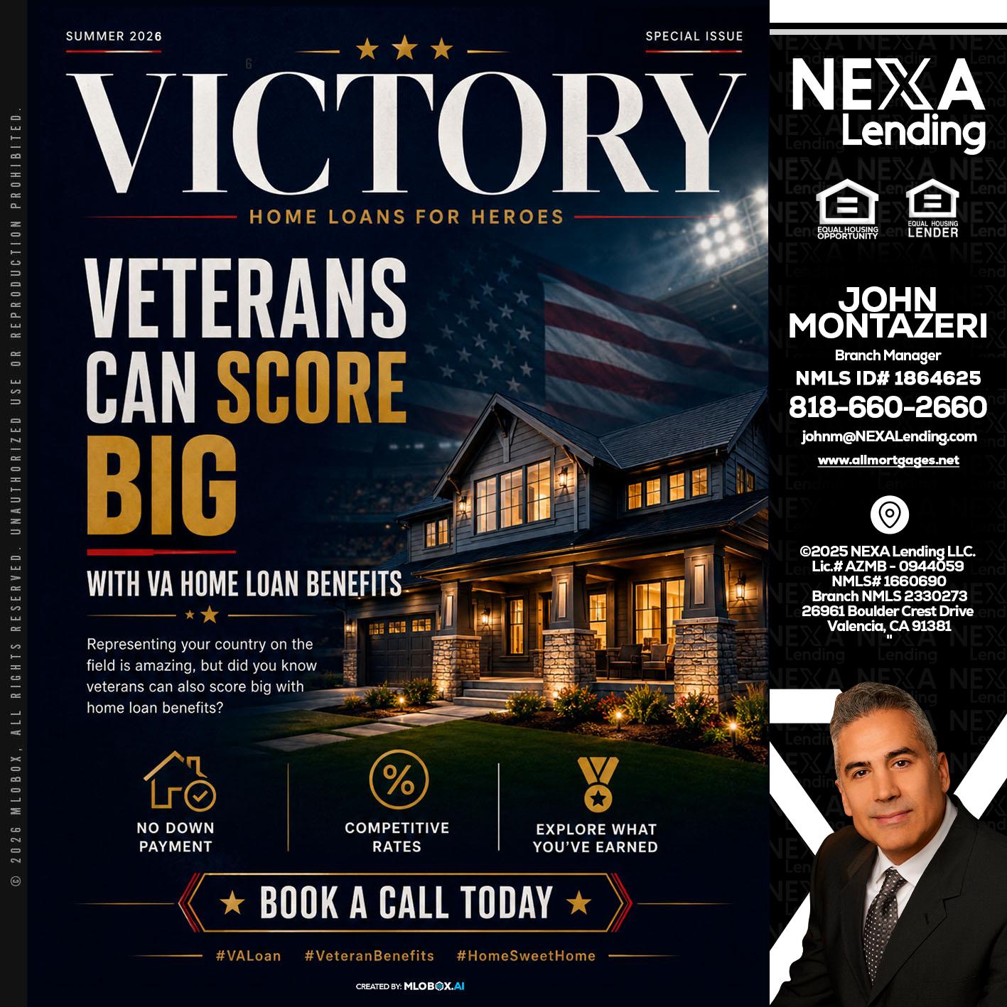 VICTORY - John Montazeri -Branch Manager - Property Lending Specialist