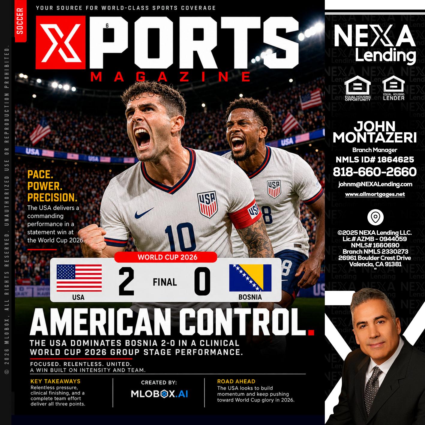 AMERICAN CONTROL - John Montazeri -Branch Manager - Property Lending Specialist