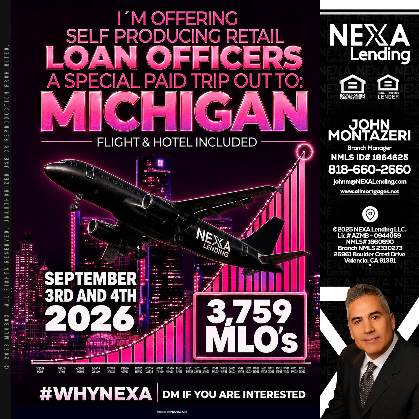 MICHIGAN TRIP - John Montazeri -Branch Manager - Property Lending Specialist