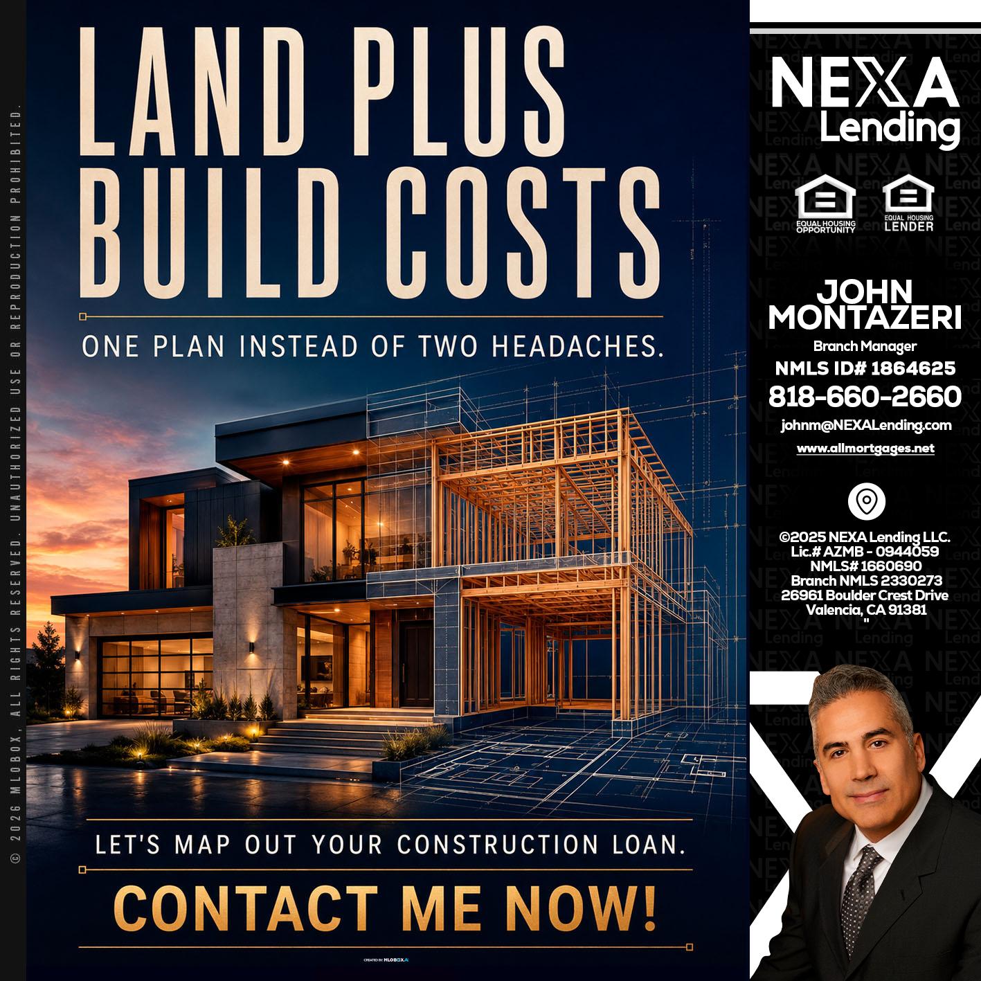 LAND PLUS - John Montazeri -Branch Manager - Property Lending Specialist