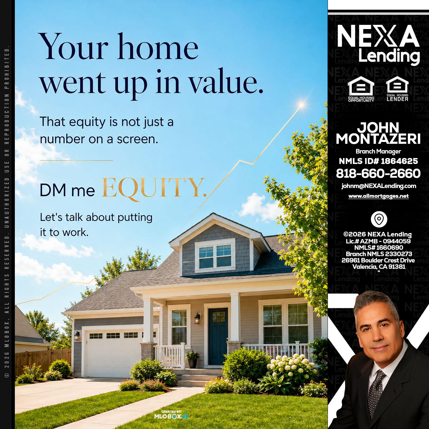 YOUR HOME - John Montazeri -Branch Manager - Property Lending Specialist