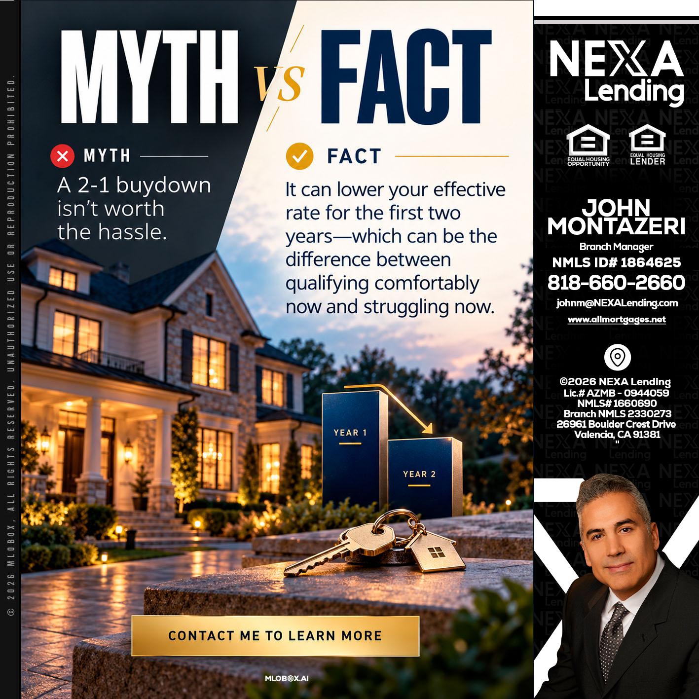 MYTH VS FACT - John Montazeri -Branch Manager - Property Lending Specialist