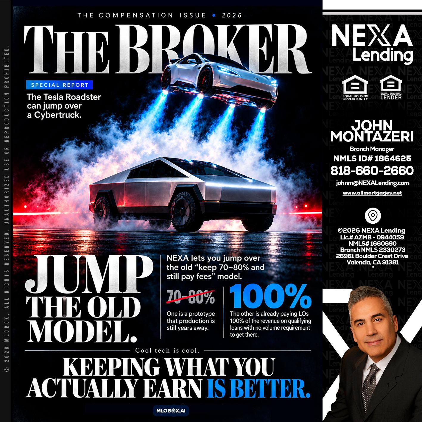 THE BROKER - John Montazeri -Branch Manager - Property Lending Specialist
