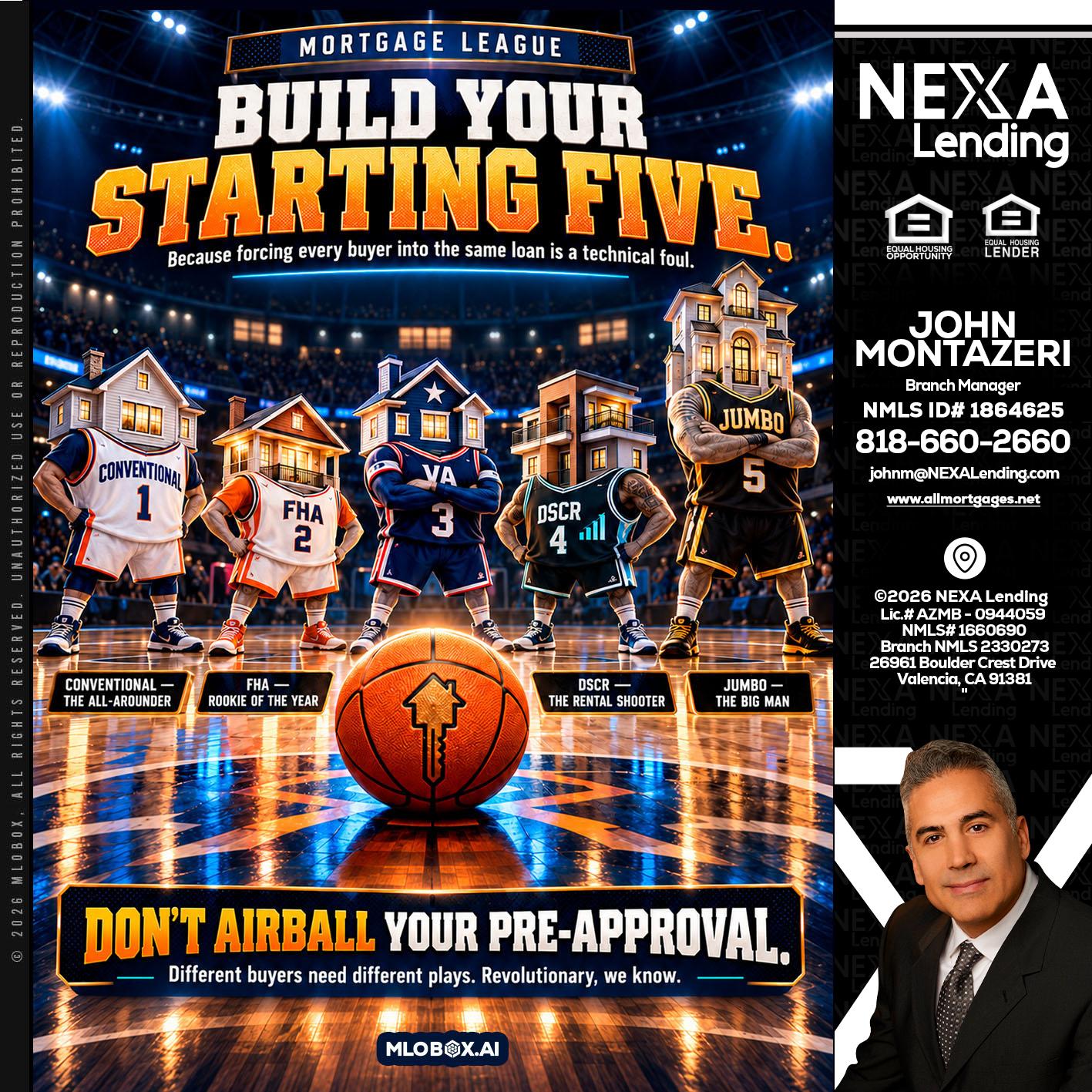 BUILD YOUR - John Montazeri -Branch Manager - Property Lending Specialist
