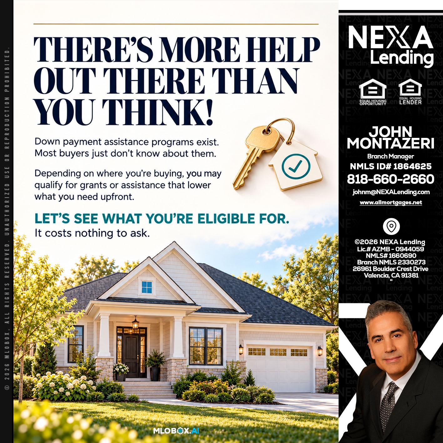 THERES MORE - John Montazeri -Branch Manager - Property Lending Specialist